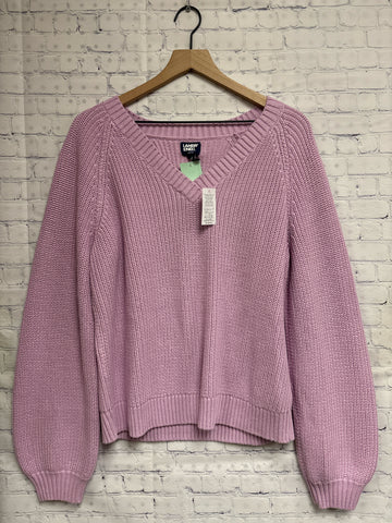 Size Medium Ladies Purple Landsend Sweater