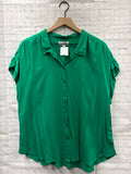 Size XL Ladies Green Blouse