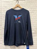 Size Small Men's Navy Print Hurley Top