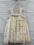 Size 3t Girl's White Floral Tank Dress