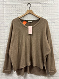 Size S/M Ladies Brown Zenana Top