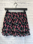 Size 9-10 Girl's Black Floral Abercrombie Skirt