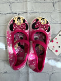 Size 7 Girl's Pink Print Disney Shoe