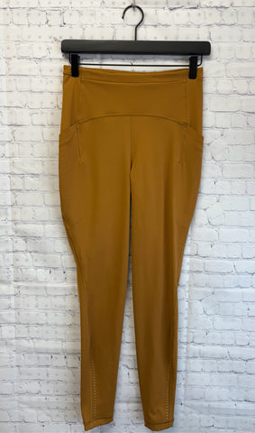 Size 6 Ladies Tan lulu lemon Workout Leggings