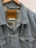 Size 2X Ladies Denim Stripe Levi's Jacket
