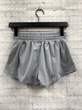 Size 4 Ladies Gray lulu lemon Workout Shorts