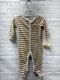 Size 3-6 months Boy's Brown Stripe Sleeper