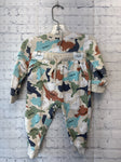 Size 12 Months Boy's Cream Print H & M Pantset