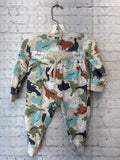 Size 12 Months Boy's Cream Print H & M Pantset