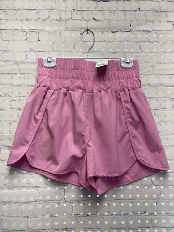 Size Medium Ladies Pink Workout Shorts