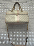 Size Medium Ladies Tan Print Michael Kors Purse