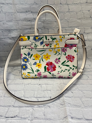 Ladies Cream Floral Kate Spade Purse