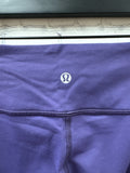 Size 8 Ladies Purple lulu lemon Workout Leggings