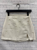 Size X-Small Ladies White Pearl Altar'd State Skirt