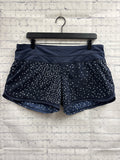 Size 10 Ladies Navy Polka Dot lulu lemon Workout Shorts