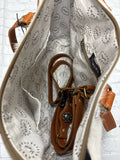 Ladies White Cow MYRA Purse