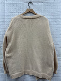 Size 1X Ladies Cream talulah Cardigan