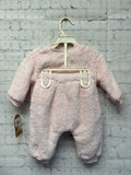 Size 3-6 months Girl's Pink FUR Chick Pea Pantset