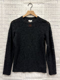 Size Medium Ladies Black Lace Aerie Blouse