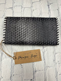 Ladies Black Floral Wallet