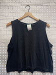 Size 1X Ladies Black Tank Top