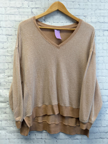 Size X-Small Ladies Tan Top