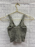 Size S/M Ladies Brown Ribbed Zenana Tank Top