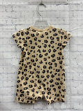 Size 9 Months Girl's Tan Animal Print H & M Romper