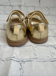 Size 4 Girl's Gold Carters Shoe