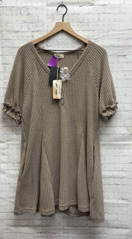Size Medium Ladies Tan New In Dress