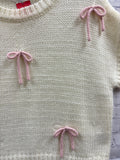 Size Medium Ladies White blu pepper Sweater