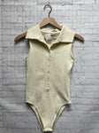 Size Medium Ladies Cream Bodysuit