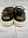 Size 9 Boy's Green Camoflage Hey dude Shoe