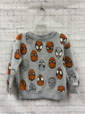 Size 3t Boy's Gray Print Jumping beans Top