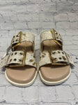 Size 6 Ladies White Cow Sandal