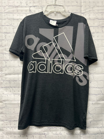 Size 14-16 Boy's Gray Adidas Top