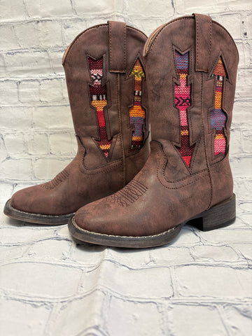 Size 10 Girl's Brown Roper Boot