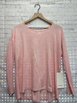 Size 6 Ladies Pink lulu lemon Top