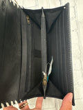 Ladies Black Floral Wallet