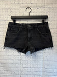 Size 3 Ladies Black Denim Garage Shorts