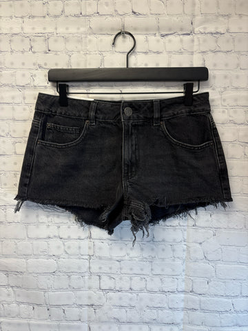 Size 3 Ladies Black Denim Garage Shorts
