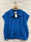 Size 2X Ladies Blue Simply Southern Top