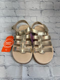 Size 12 Girl's Gold wonder nation Sandal