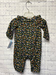Size 3 Months Girl's Green Print Carters Jumpsuit