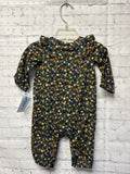 Size 3 Months Girl's Green Print Carters Jumpsuit