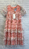 Size 10 Ladies Pink Floral Dress