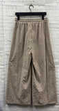 Size Large Ladies Brown Gingham bohme Pants