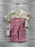 Size 3-6 months Girl's White Rare Edition Pantset