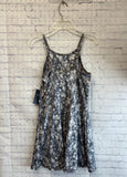 Size 11-12 Girl's Gray Print Abercrombie Tank Dress