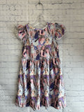 Size 3t Girl's Purple Print Dress